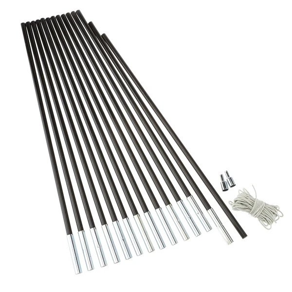 FRILUFTS FIBREGLASS POLE KIT 9,5 - Zeltstange Schwarz 1 FRILUFTS FIBREGLASS POLE KIT 9,5 - Zeltstange Schwarz