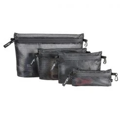 FRILUFTS UTILITY BAG SET - Packbeutel Black Mesh