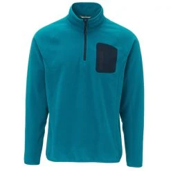 FRILUFTS GORBEA FLEECE L/S ZIP SHIRT Männer - Fleecepullover Ocean Depths