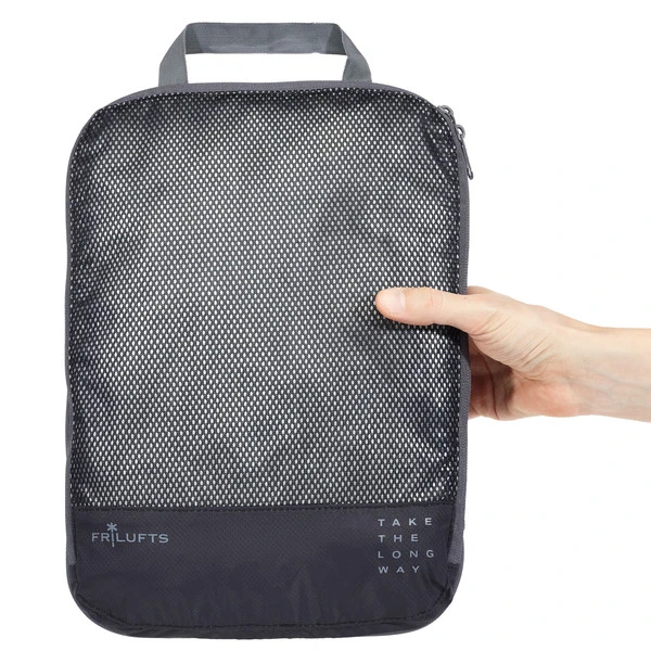 FRILUFTS MESHBAG COMPRESSION - Packbeutel Black 4 FRILUFTS MESHBAG COMPRESSION - Packbeutel Black – Bild 4