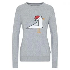 FRILUFTS OMAUI X-MAS SWEATER Frauen - Sweatshirt Smoked Pearl