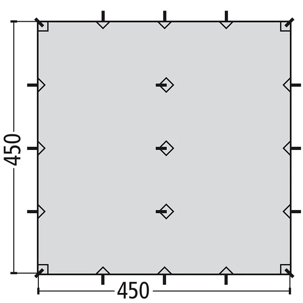 FRILUFTS CALLAN TARP L - Tarp Vineyard Green 2 FRILUFTS CALLAN TARP L - Tarp Vineyard Green – Bild 2