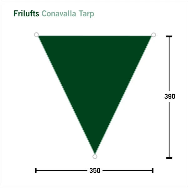 FRILUFTS CONAVALLA TARP - Tarp Vineyard Green 2 FRILUFTS CONAVALLA TARP - Tarp Vineyard Green – Bild 2